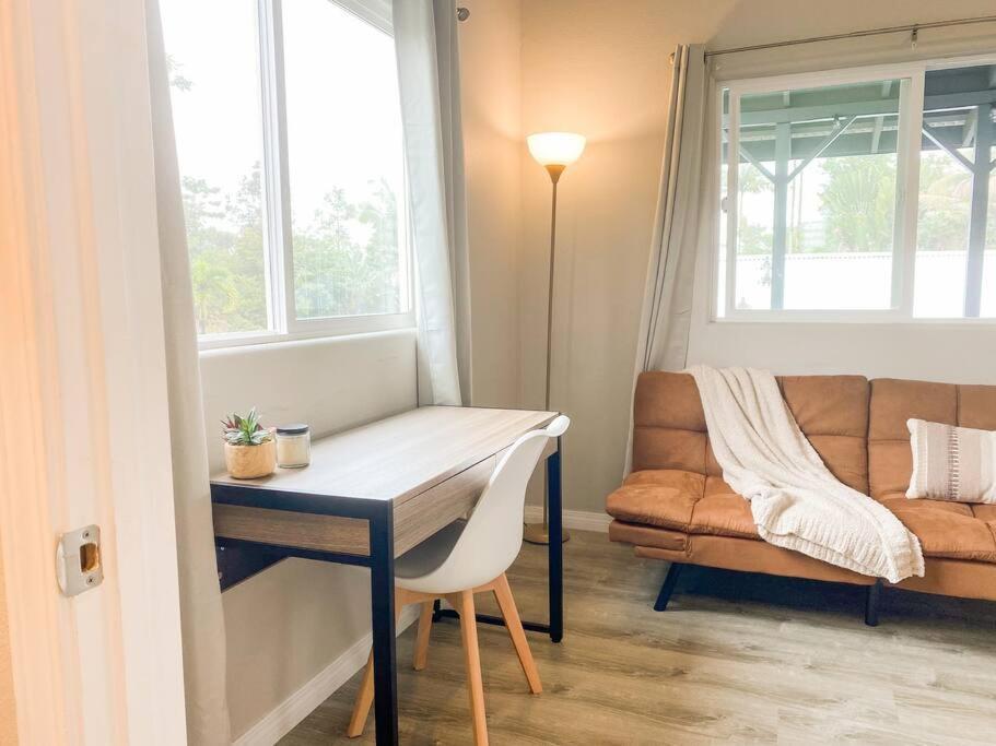 Hibiscus Hale, Full Kitchen, King Bed, Parking Apartment Keaau Exterior foto