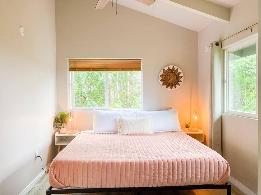Hibiscus Hale, Full Kitchen, King Bed, Parking Apartment Keaau Exterior foto