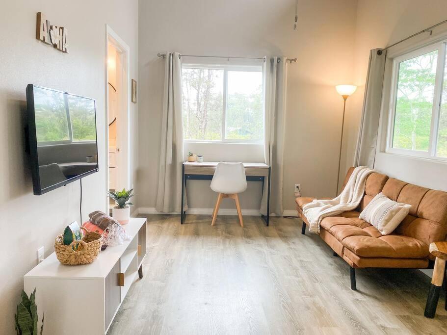 Hibiscus Hale, Full Kitchen, King Bed, Parking Apartment Keaau Exterior foto