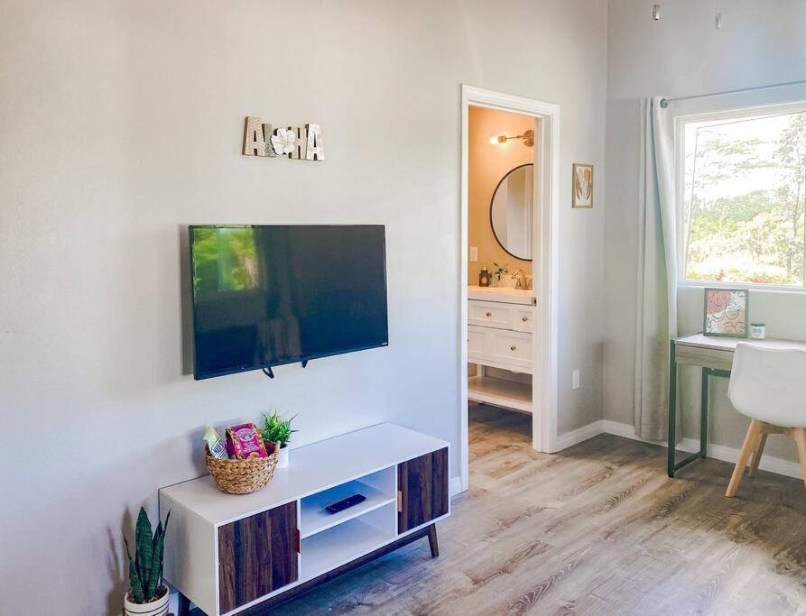 Hibiscus Hale, Full Kitchen, King Bed, Parking Apartment Keaau Exterior foto